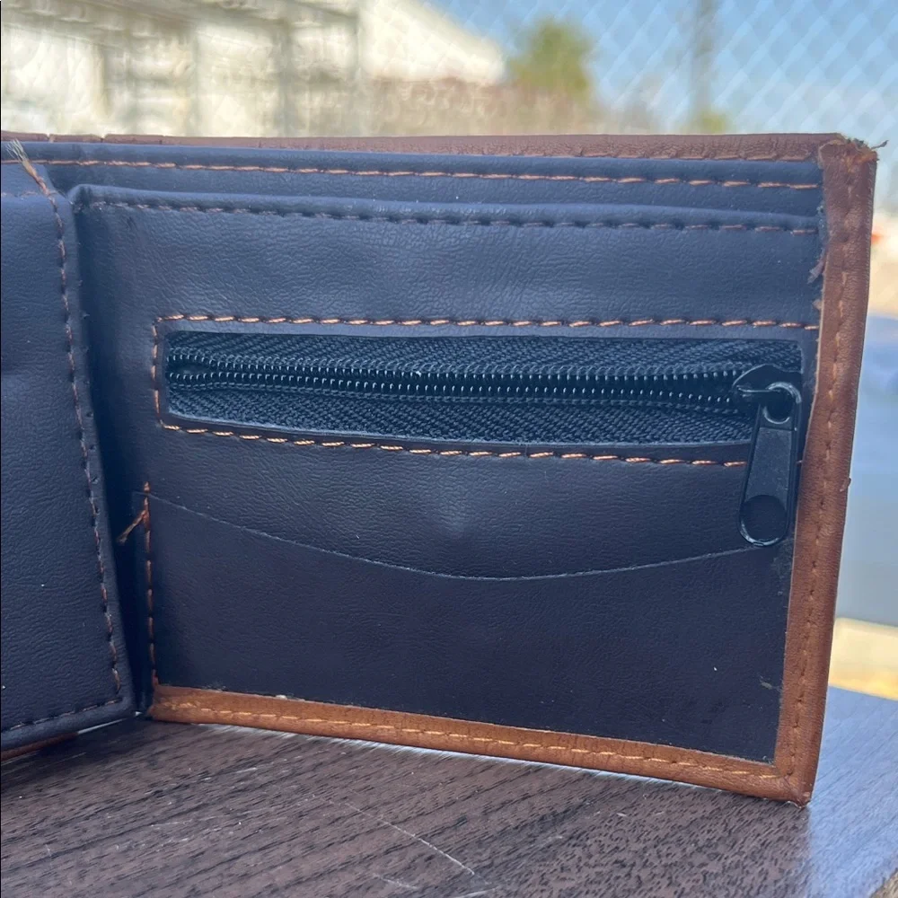 Tommy Hilfiger Embossed Tan Wallet